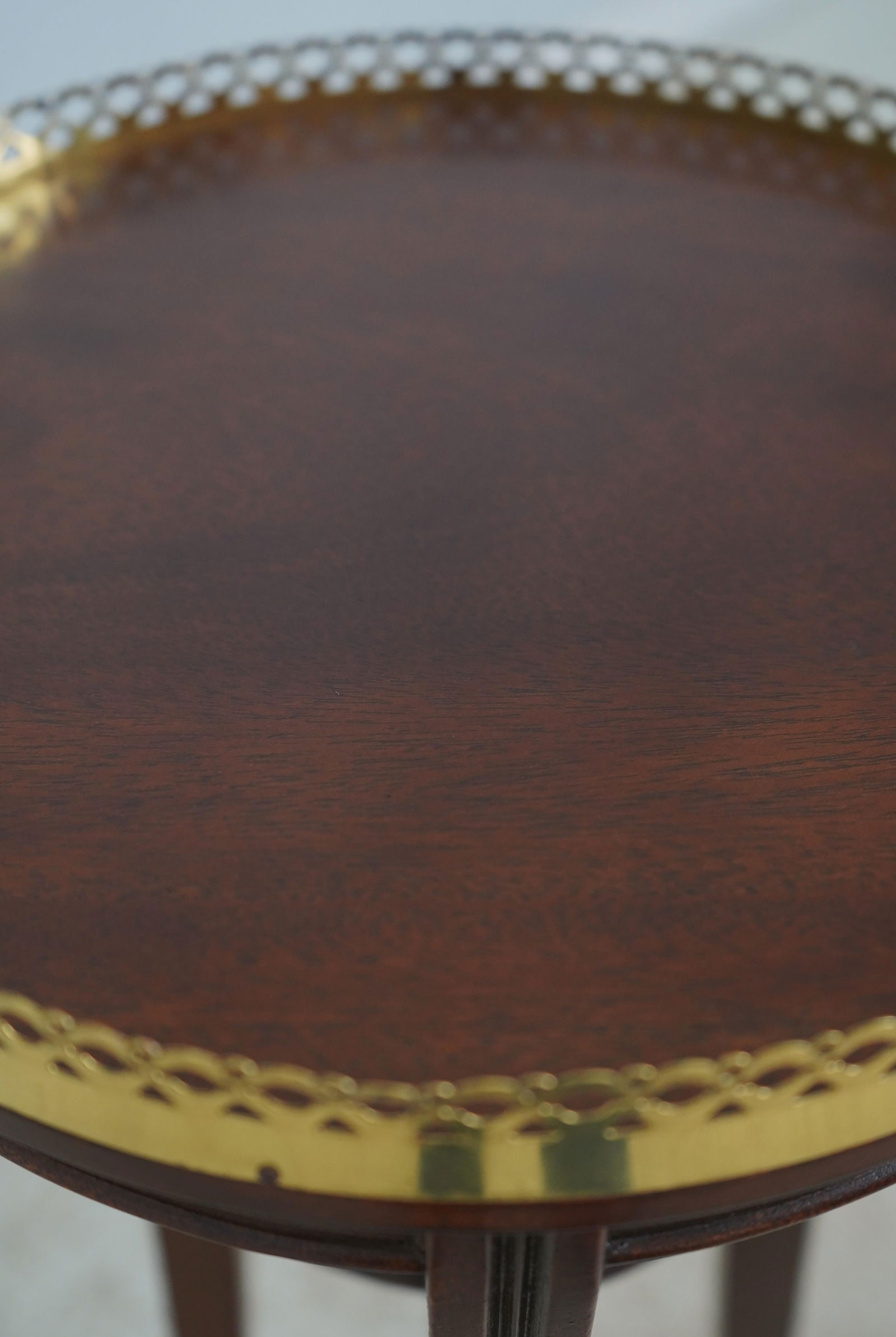 Baker Regency Style Mahogany Plant Stand Pedestal - 6