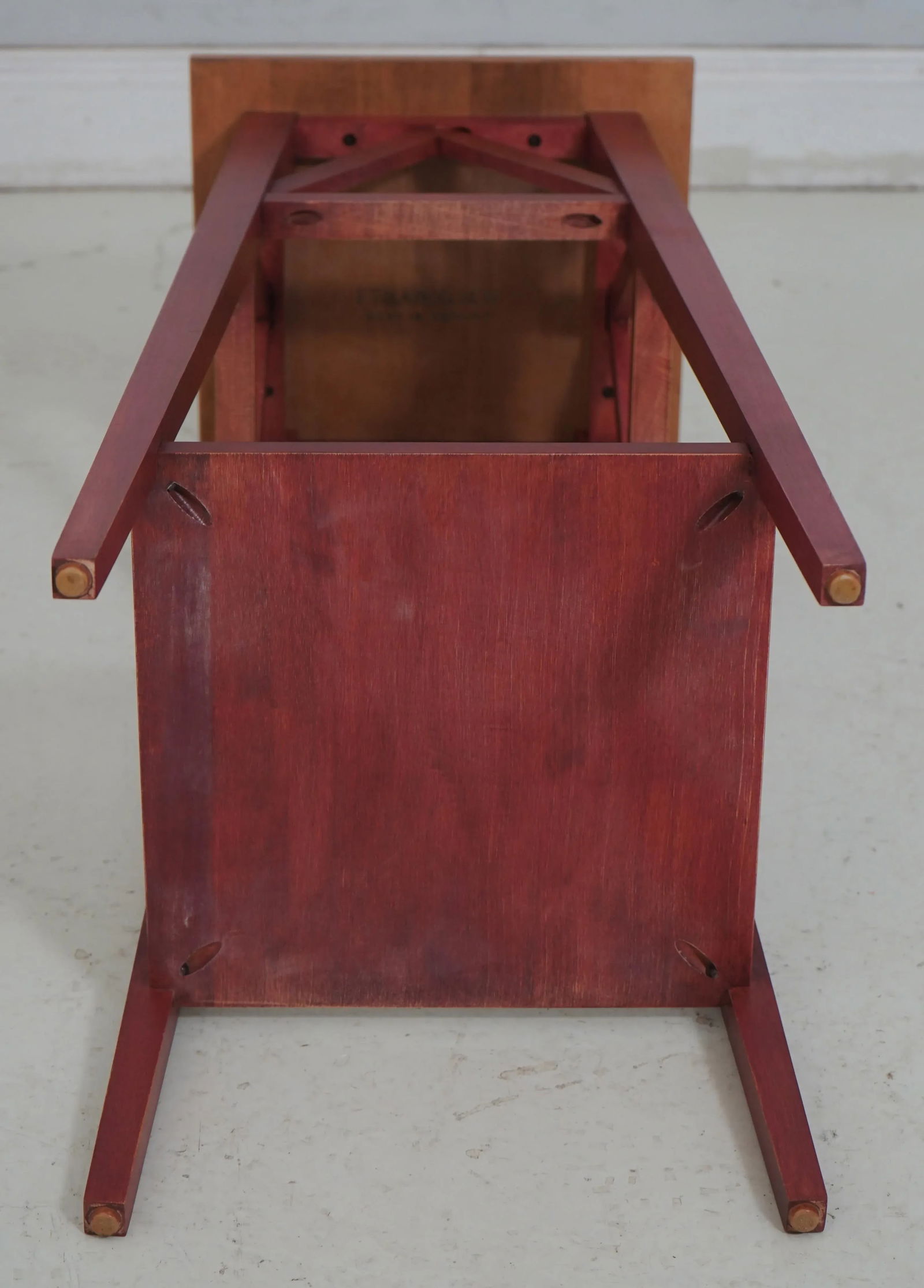 Ethan Allen Country Style Painted Finish Pedestal Stand - 11