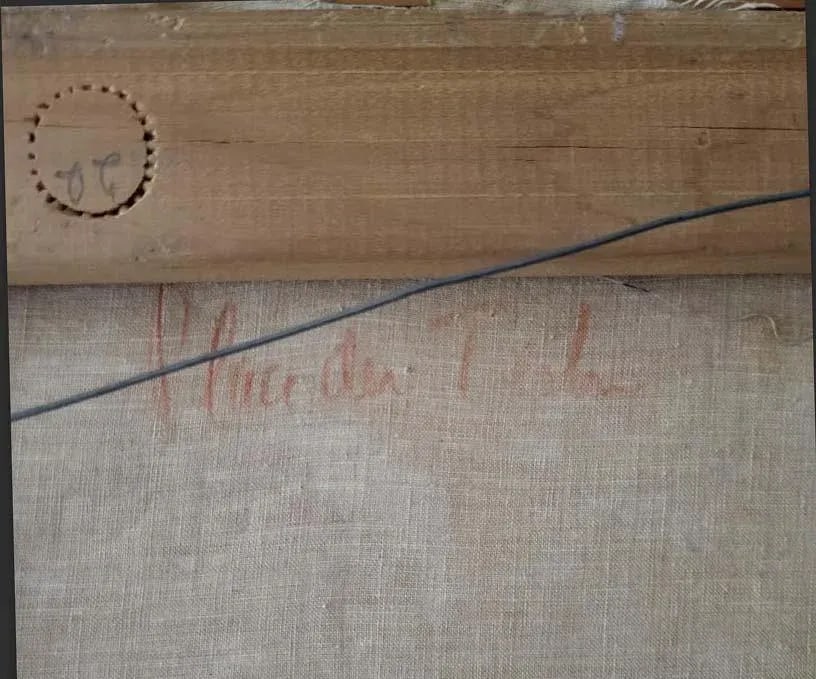 Henri Pierrel Original French Impressionist Signed Oil Painting on Canvas Place Du Terte Paris - Min - 8