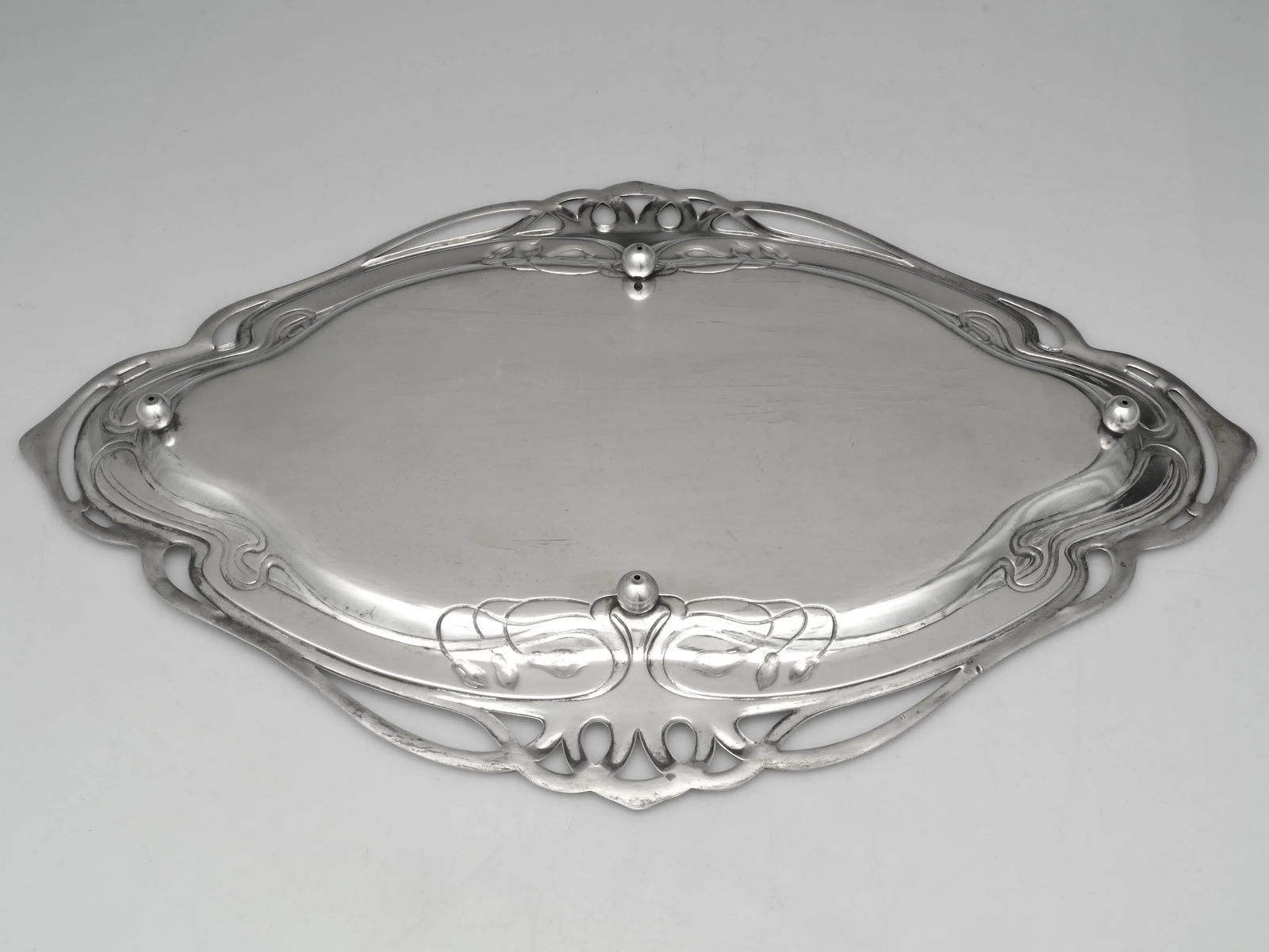 Circa 1900 WMF Art Nouveau Silverplate Liqueur Service With Tray – Jugendstil Claret Jug & 6 - 11