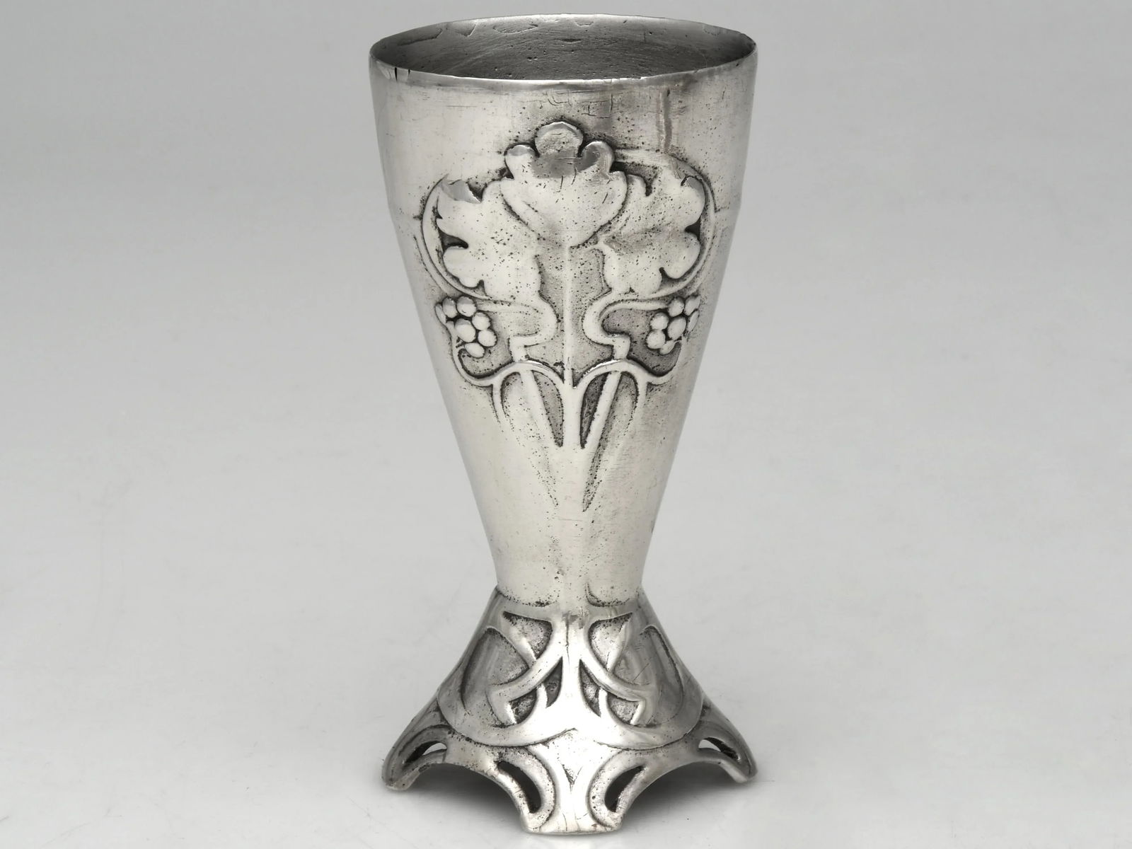 Circa 1900 WMF Art Nouveau Silverplate Liqueur Service With Tray – Jugendstil Claret Jug & 6 - 4