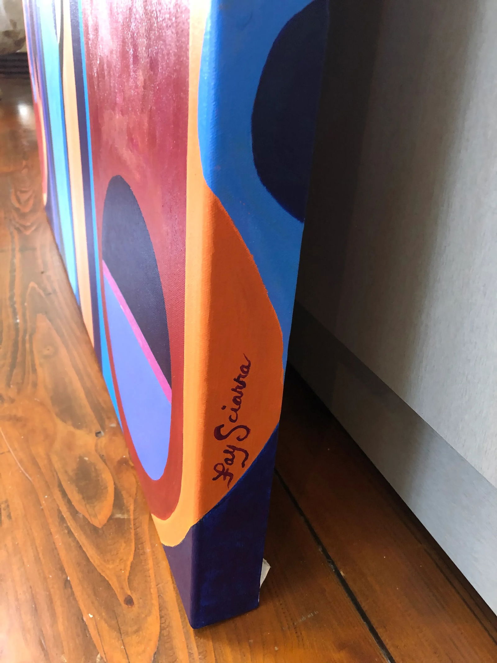 Large Bold Abstract Original Painting on Canvas - 10