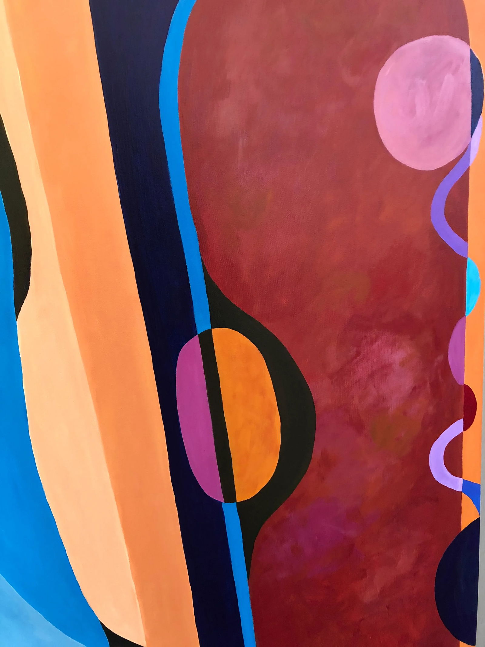 Large Bold Abstract Original Painting on Canvas - 3