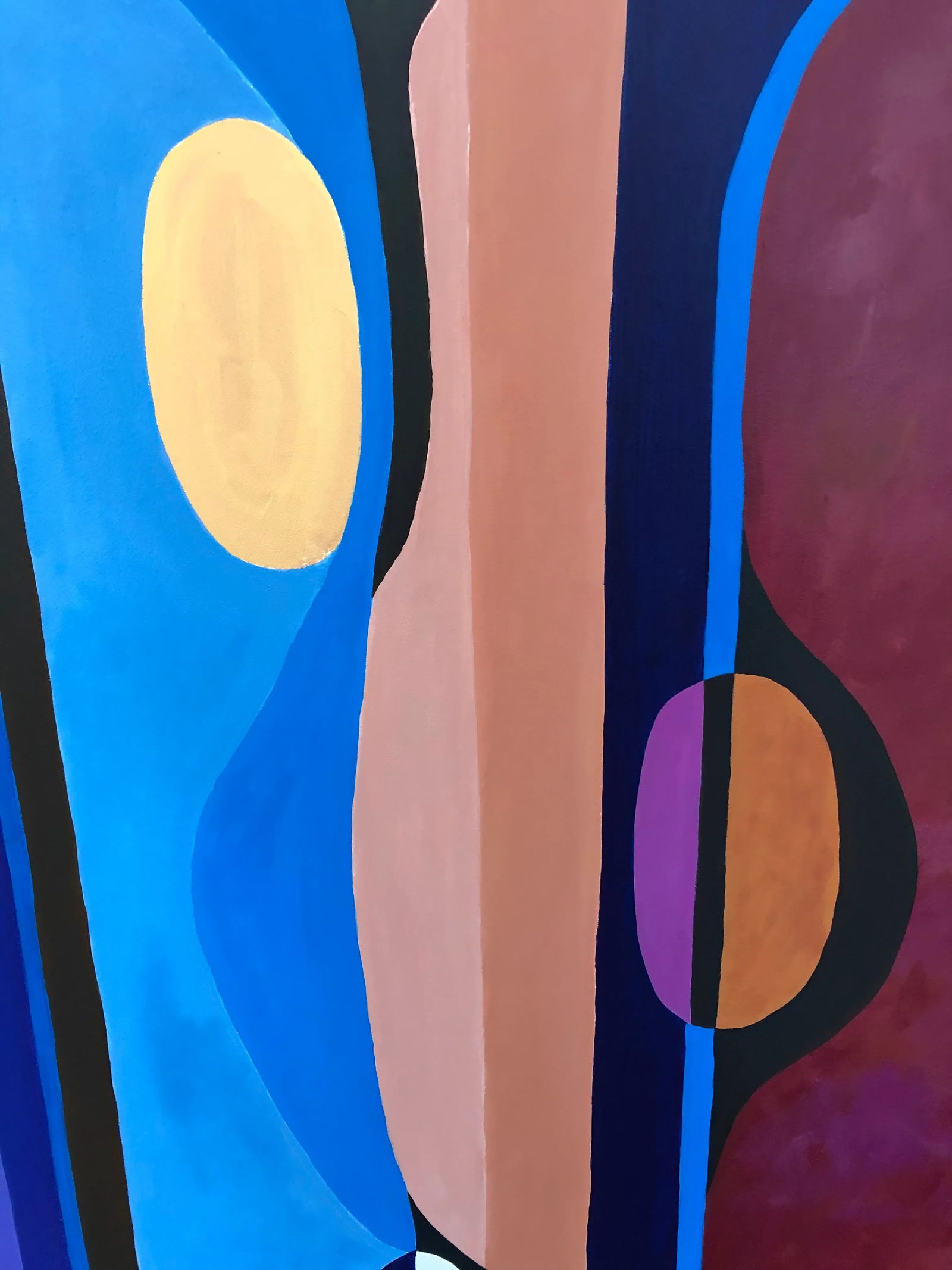 Large Bold Abstract Original Painting on Canvas - 4