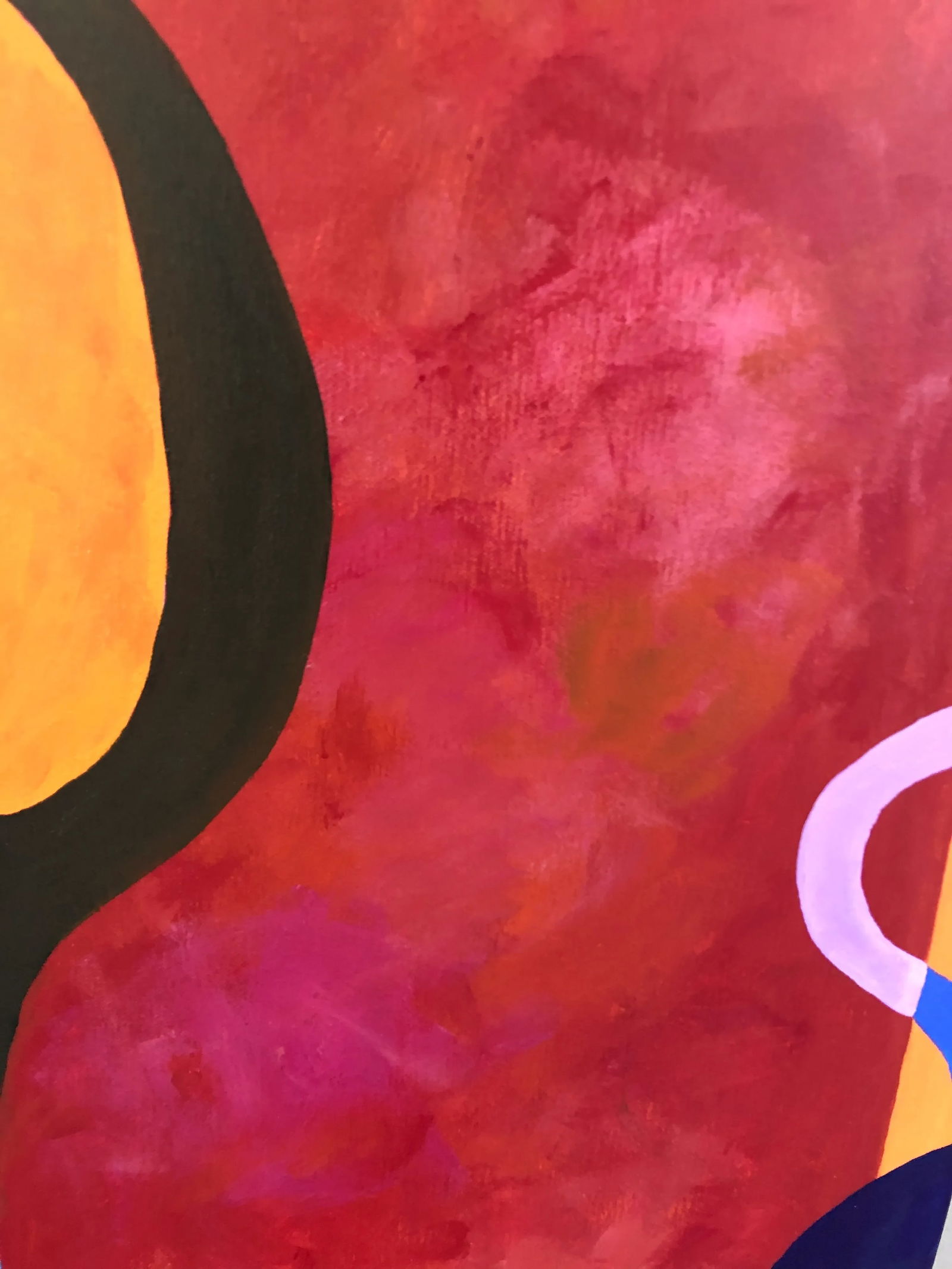 Large Bold Abstract Original Painting on Canvas - 5