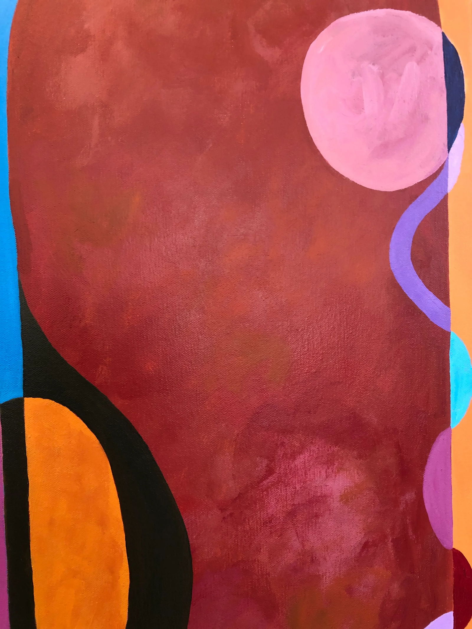 Large Bold Abstract Original Painting on Canvas - 6