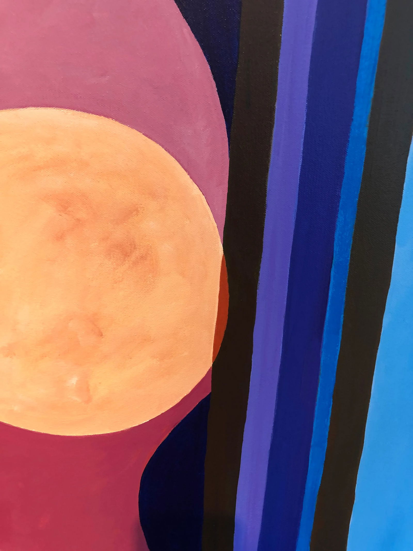 Large Bold Abstract Original Painting on Canvas - 8