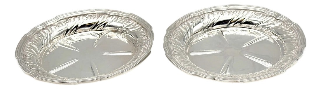 Belle Époque French .950 Silver Wine Coasters, L. Lapar, Orfèvre Paris, C. 1880s: Belle Époque French .950 Silver Wine Coasters by L. Lapar, Orfèvre Paris, Circa 1880 (Pair) A superb and elegant pair of late 19th-century French wine coasters by L. Lapar, Orfèvre