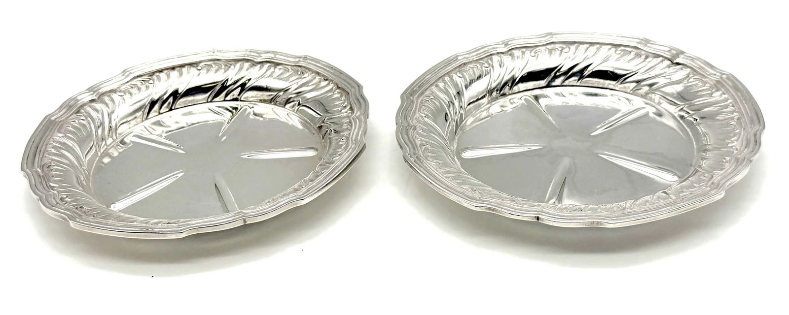 Belle Époque French .950 Silver Wine Coasters, L. Lapar, Orfèvre Paris, C. 1880s - 5