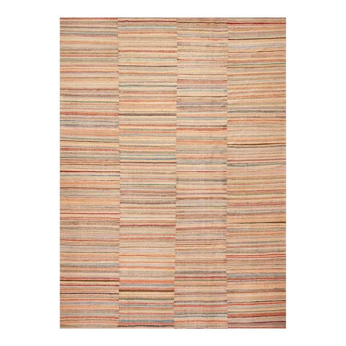 Contemporary Kilim Rug: Elegant 21st Century Contemporary Kilim Rug, Country of origin: Central Asia, Circa date: Modern Condition: Imperfections: No Imperfections Condition Notes: This rug is in excellent condition. 
