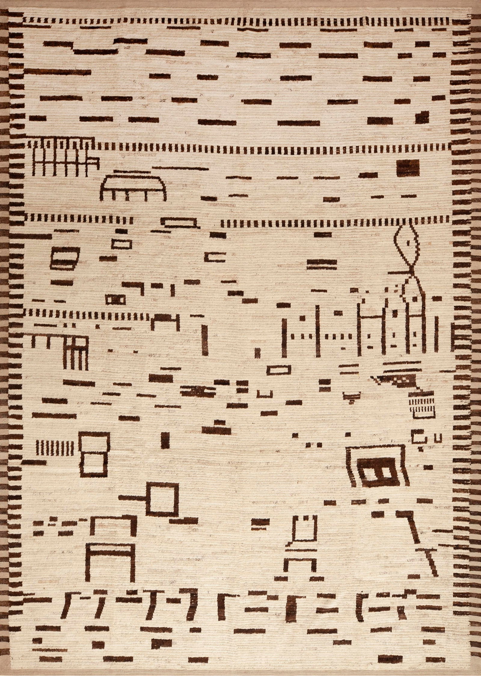 Contemporary Abstract Design Rug - 2