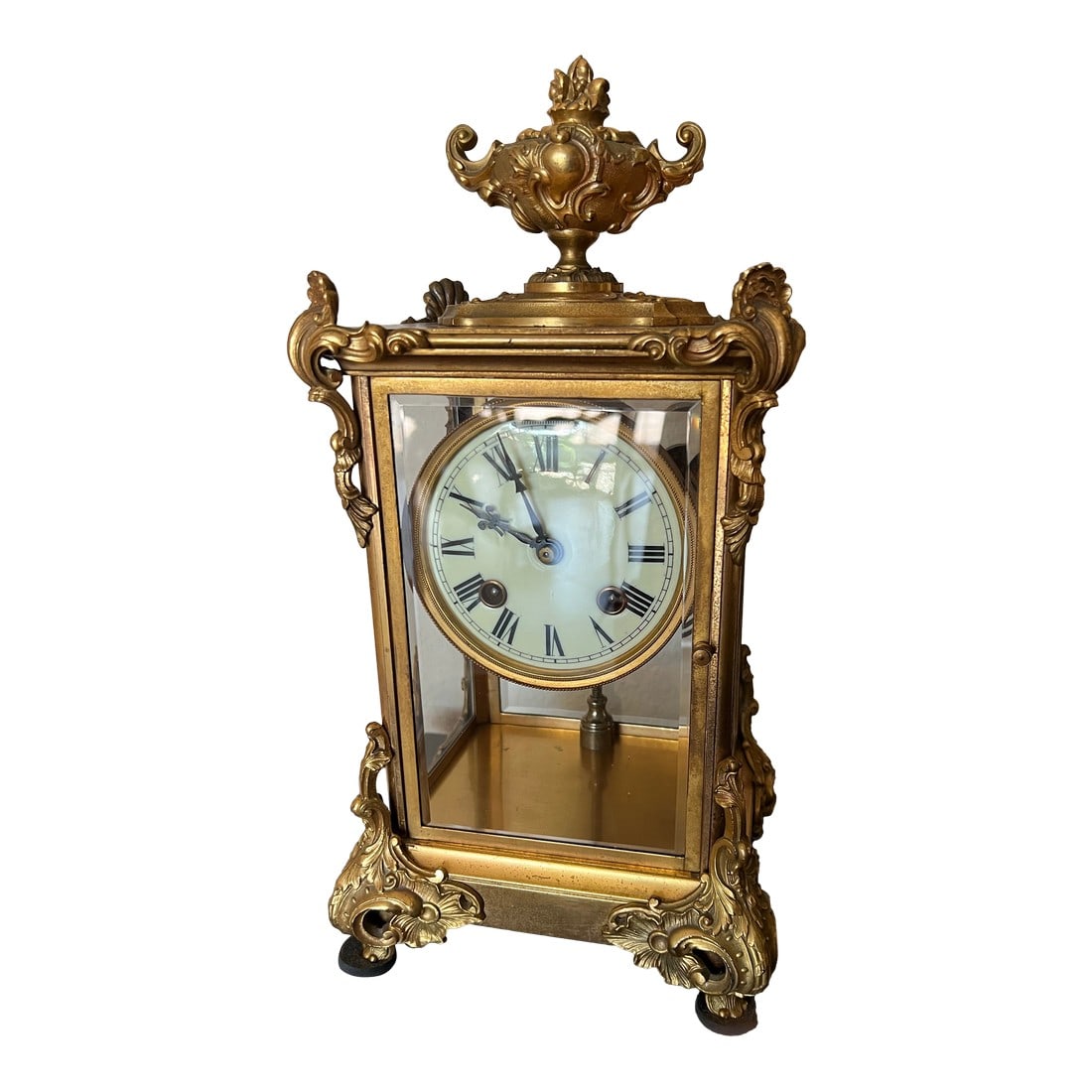 Vintage Ansonia Brass Mantle Clock (1 of 9)