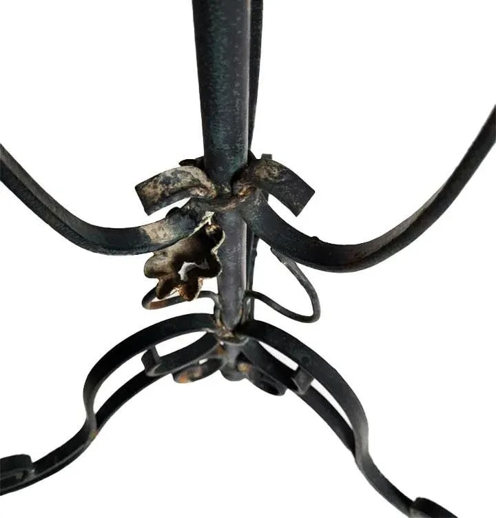 French Iron Garden Table Circa 1920s - 3