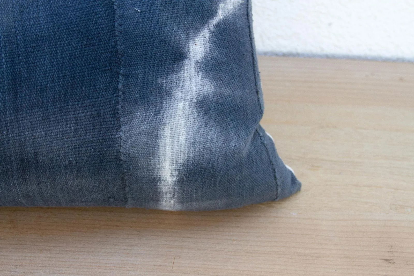 Shibori Cloud, Vintage Stone Indigo Lumbar Pillows - 5