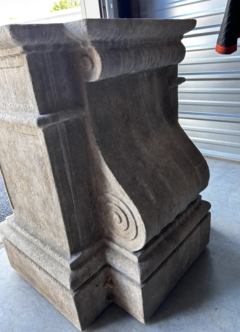 Cambridge Limestone Table Base by Dennis and Leen - 2