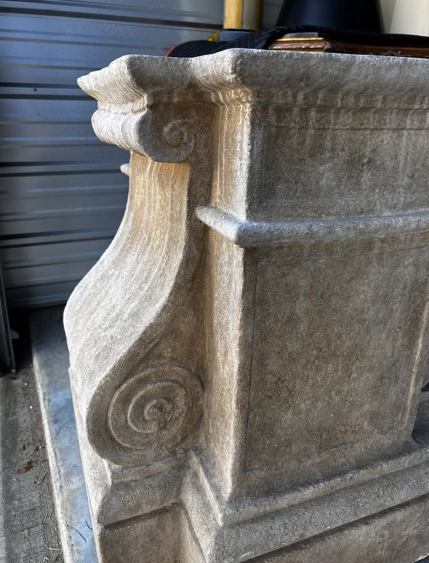 Cambridge Limestone Table Base by Dennis and Leen - 3