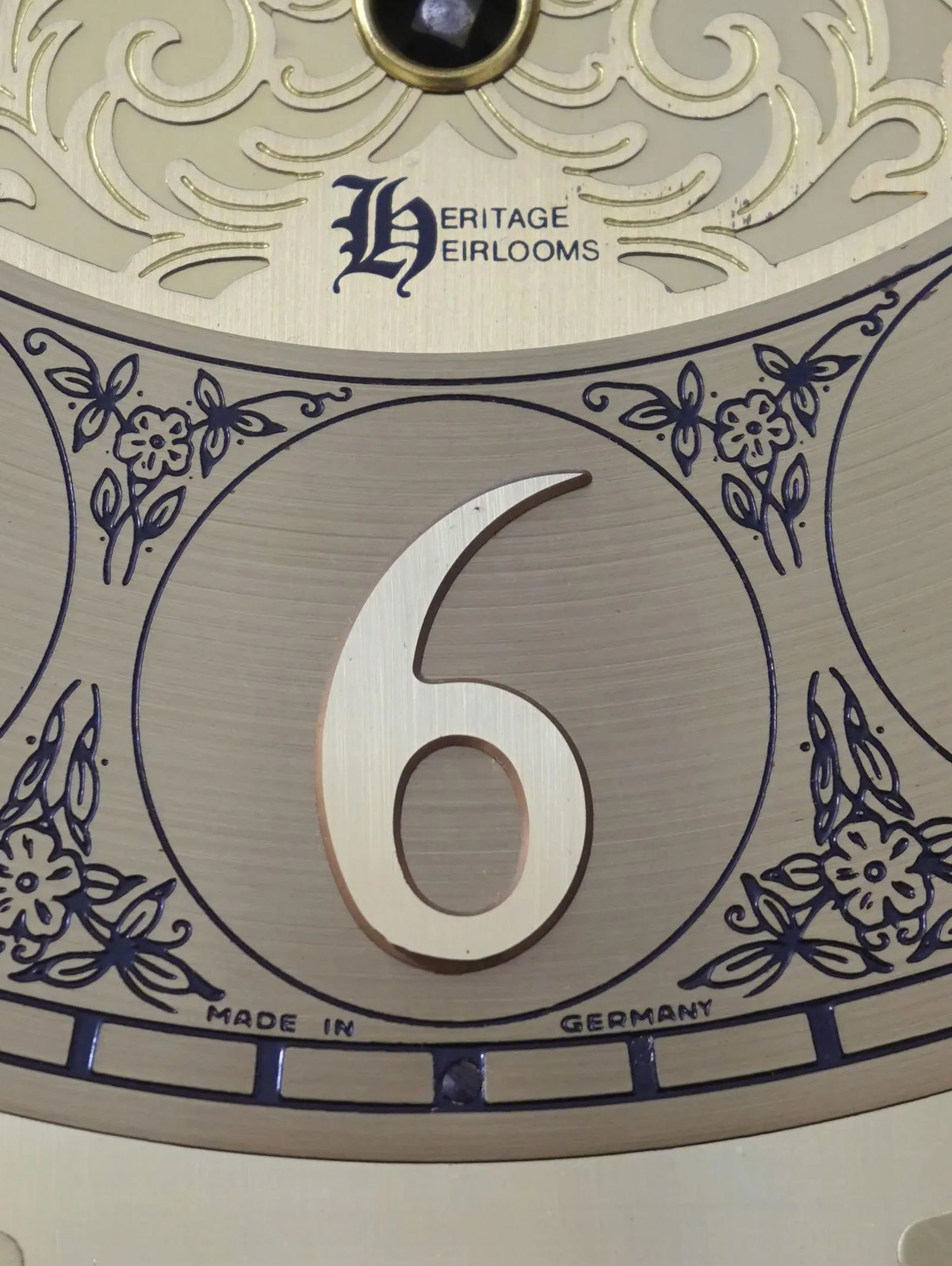 Heritage Heirlooms Inlaid Cherry Mahogany Grandfather Clock - 3