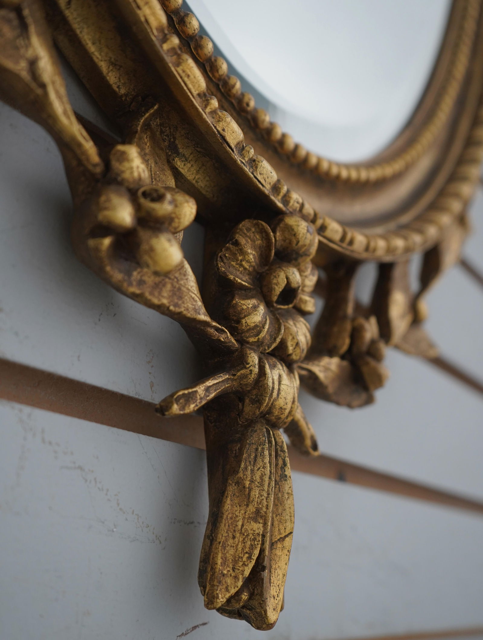 Friedman Brothers Adam Style Gold Mirror - 3