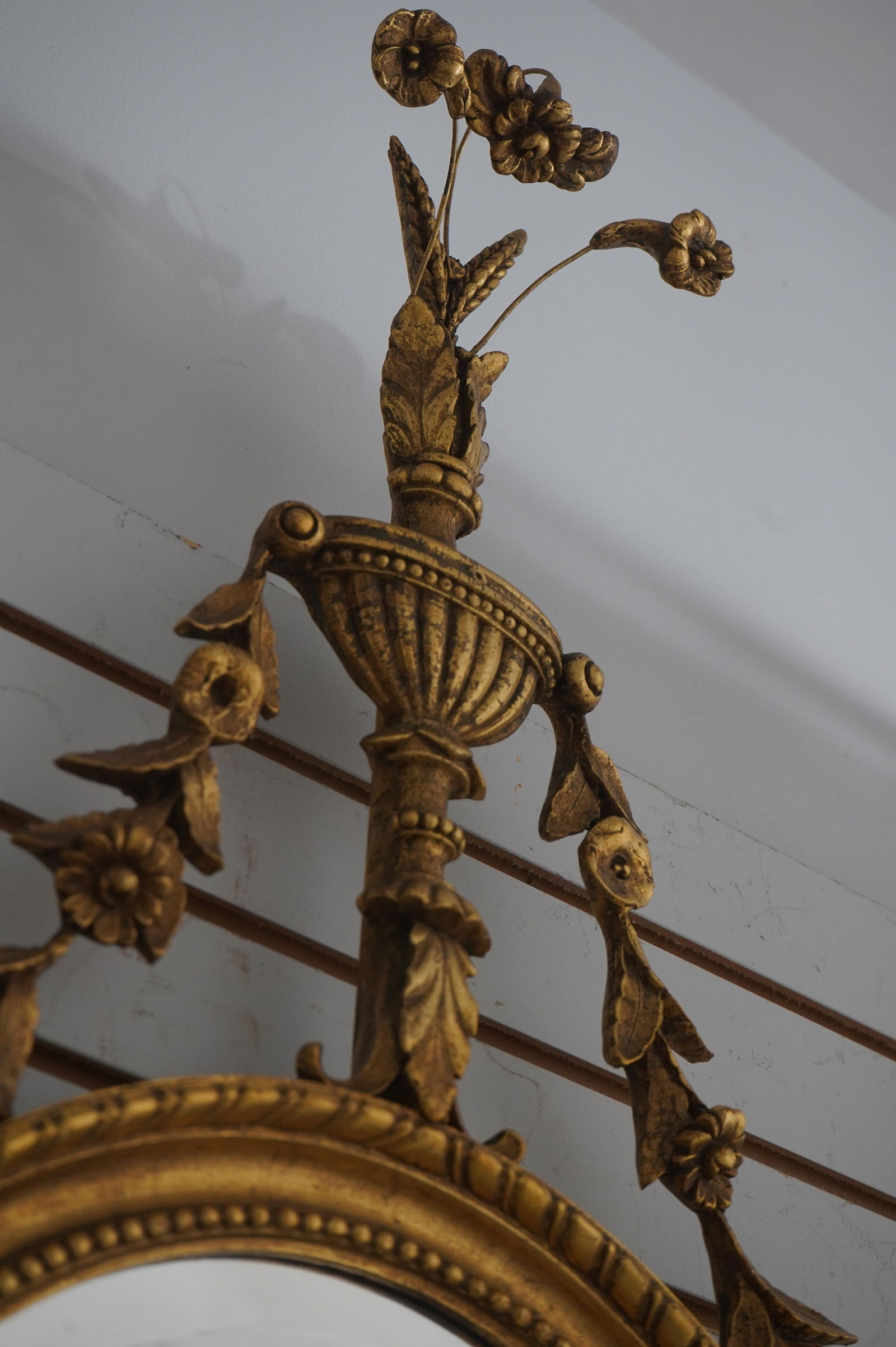 Friedman Brothers Adam Style Gold Mirror - 4