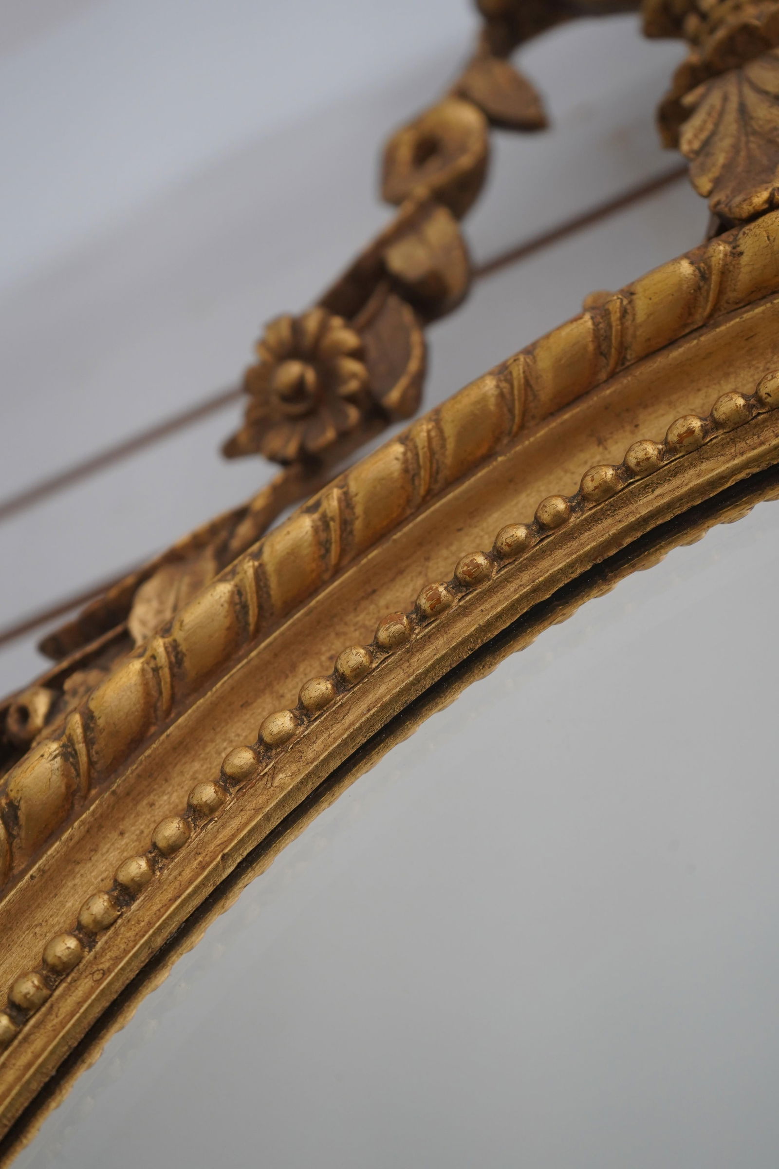 Friedman Brothers Adam Style Gold Mirror - 7