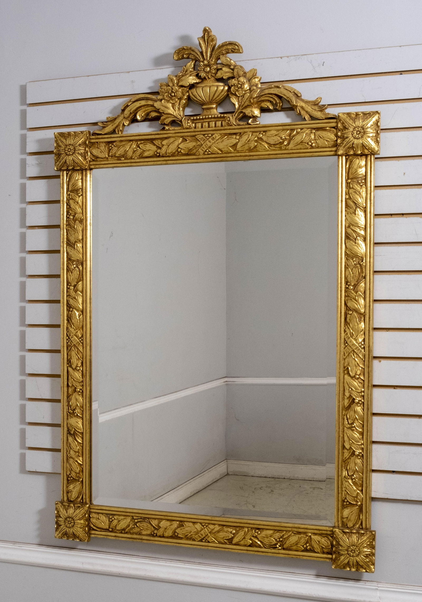 Friedman Brothers Neoclassical Giltwood Hanging Mirror - 2