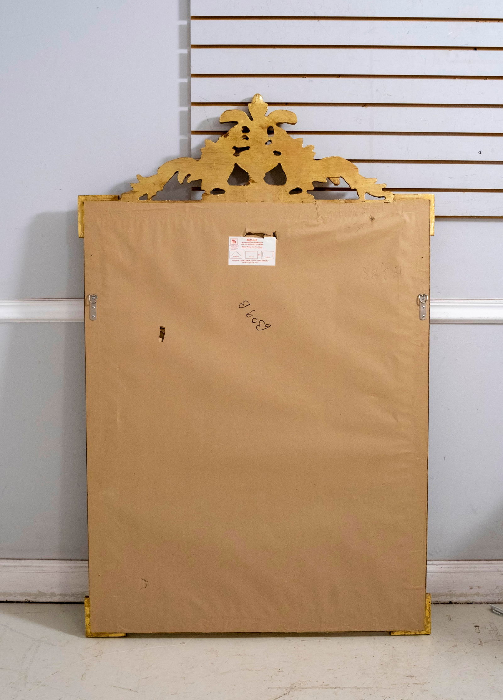 Friedman Brothers Neoclassical Giltwood Hanging Mirror - 9