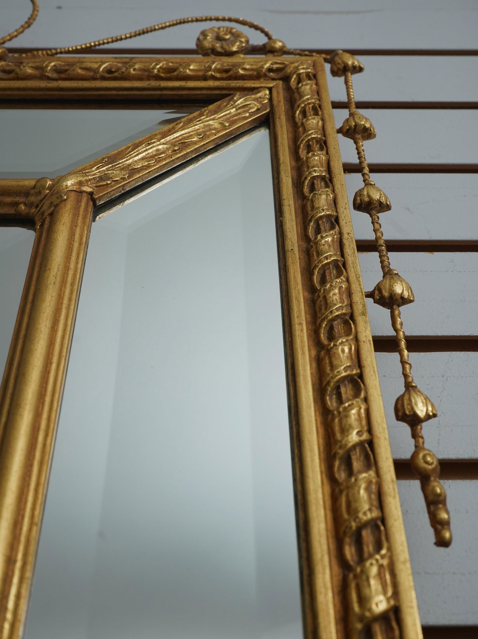 Friedman Brothers Adam Style Gold Frame Beveled Mirror - 5