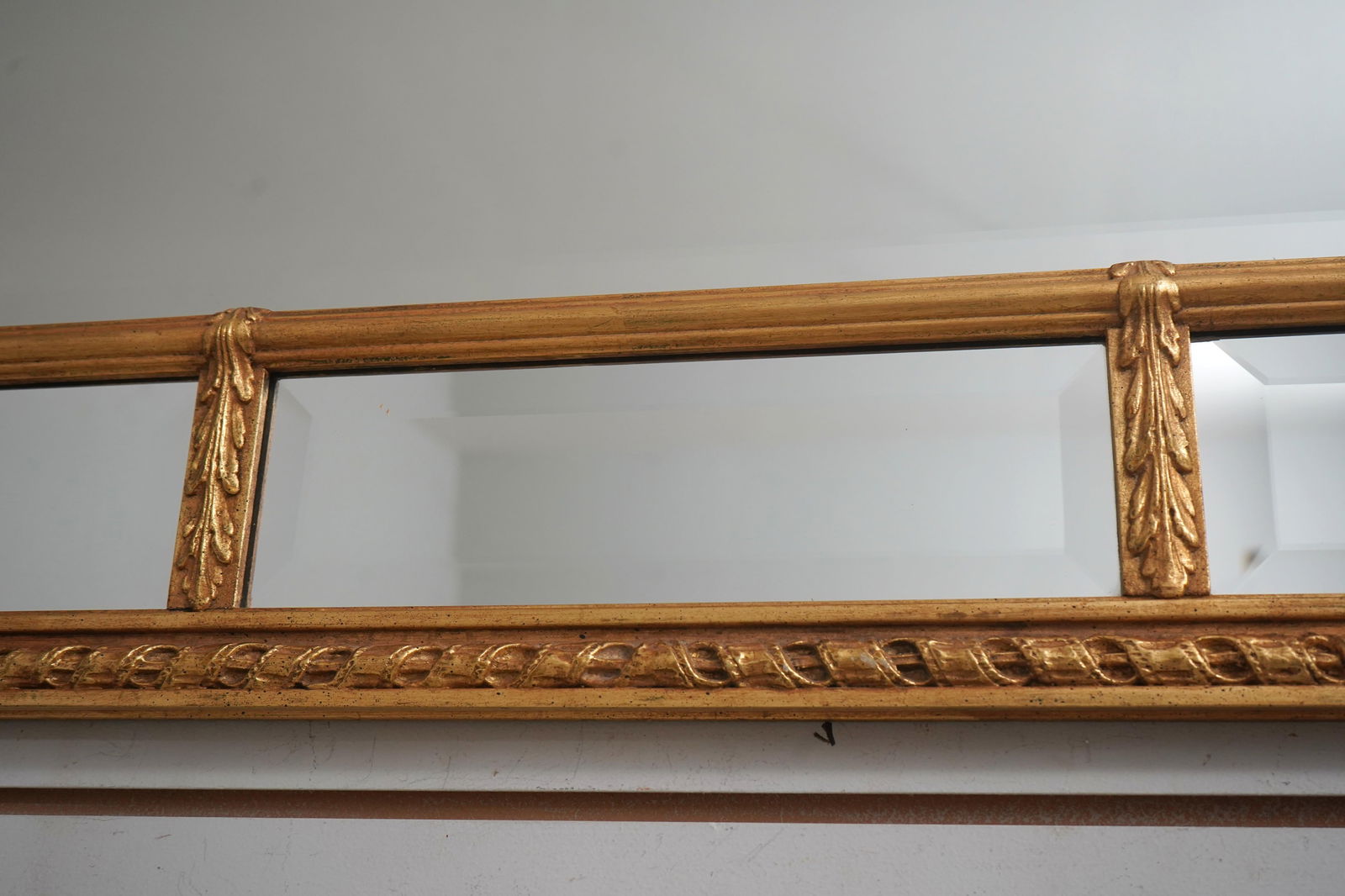 Friedman Brothers Adam Style Gold Frame Beveled Mirror - 7