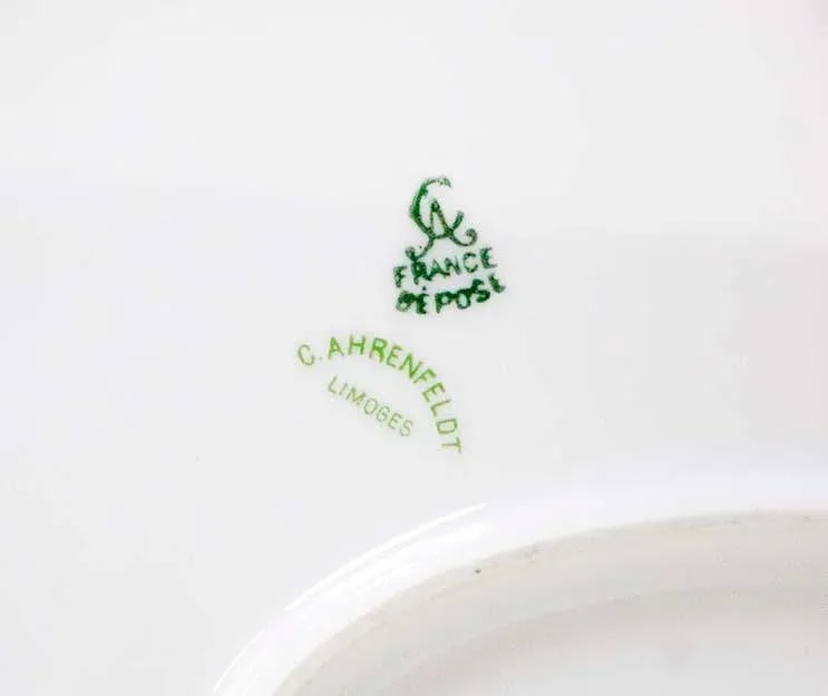 Set of 3 French Depose' Platters by Limoges C. Ahrenfeldt. - 6