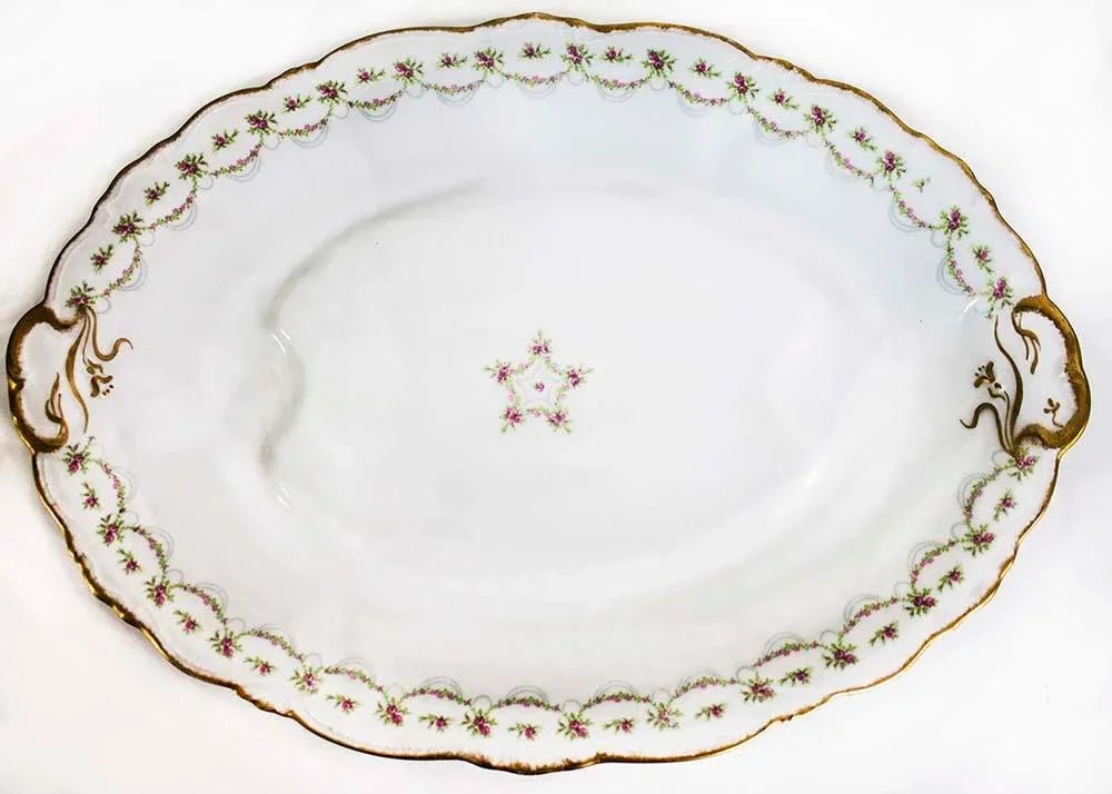 Set of 3 French Depose' Platters by Limoges C. Ahrenfeldt. - 9
