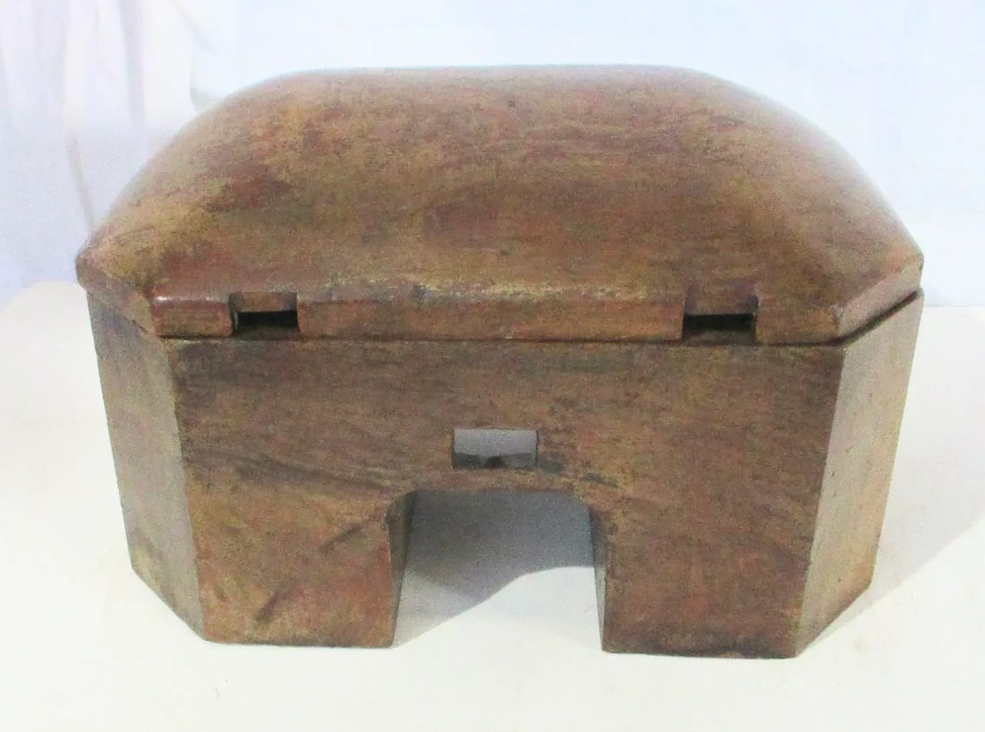 Vintage Hardwood Desk Box 1930s' - 10