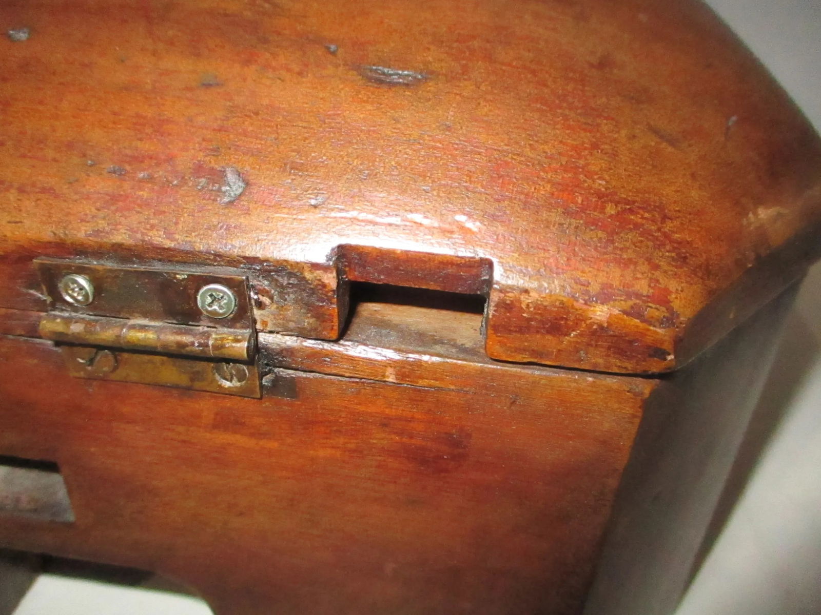 Vintage Hardwood Desk Box 1930s' - 4