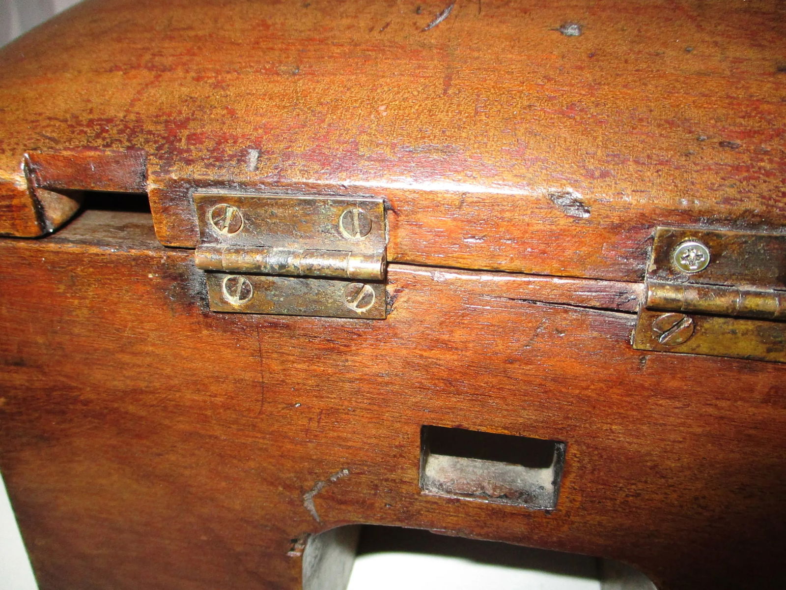 Vintage Hardwood Desk Box 1930s' - 5
