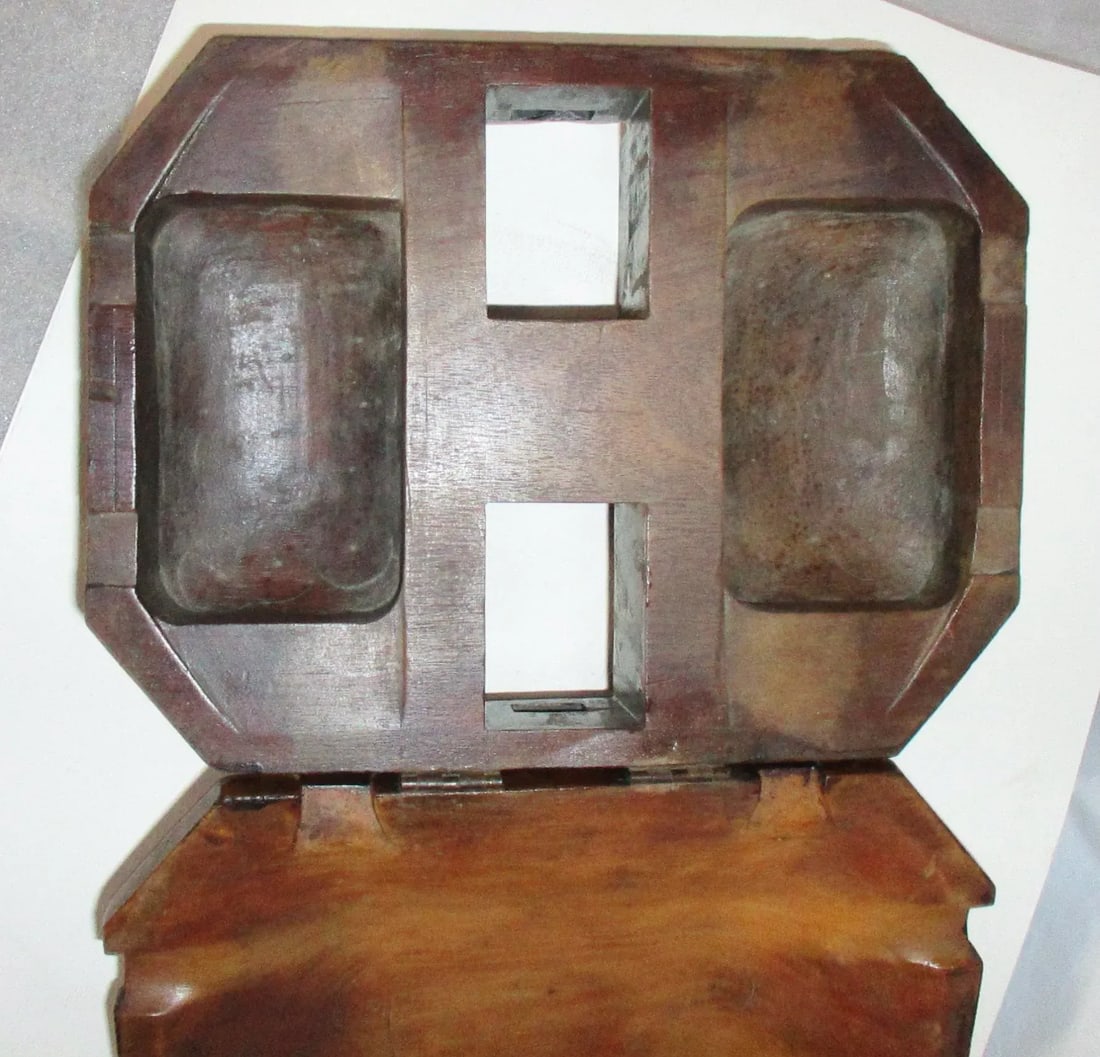 Vintage Hardwood Desk Box 1930s' - 8