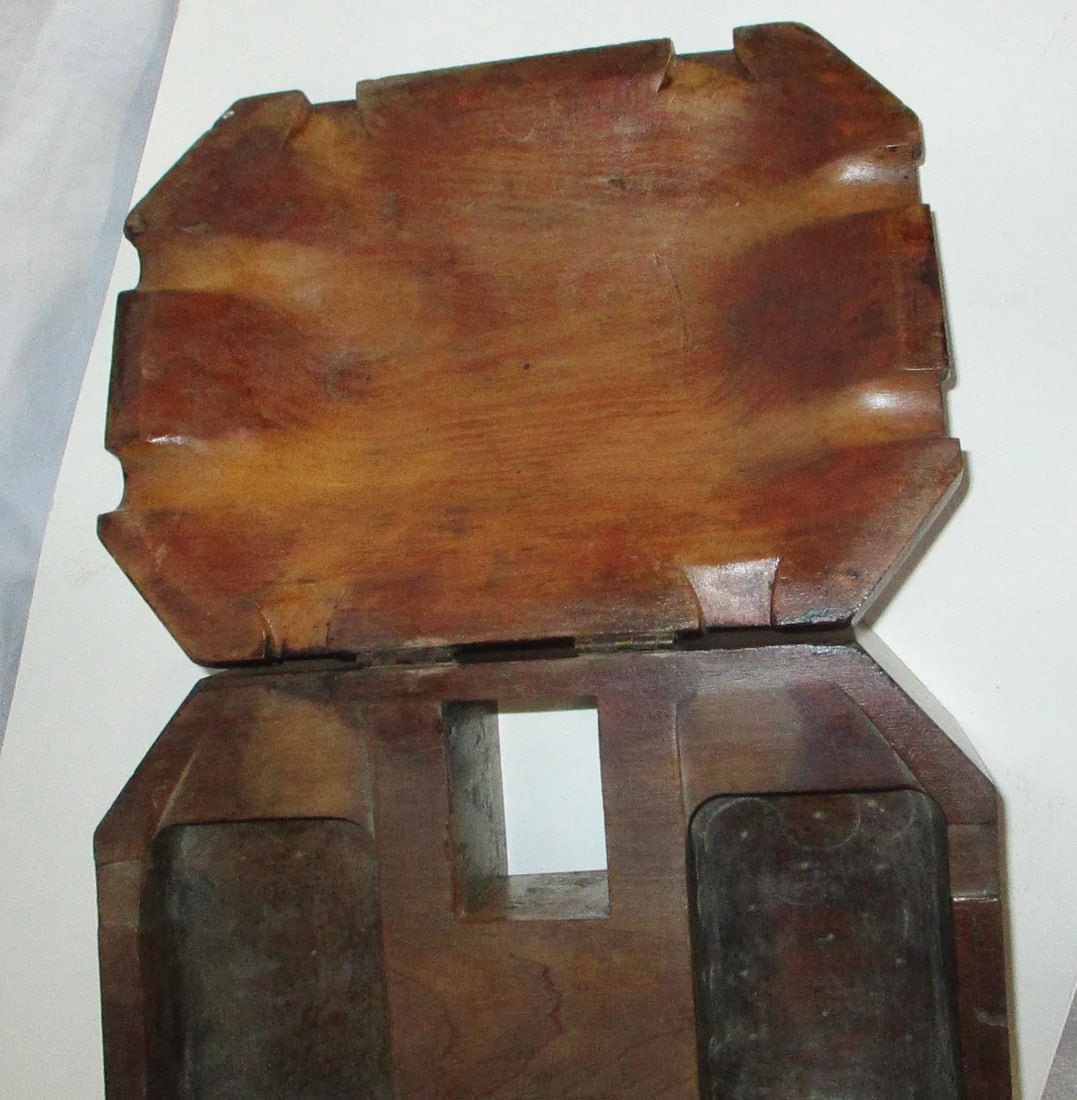 Vintage Hardwood Desk Box 1930s' - 9