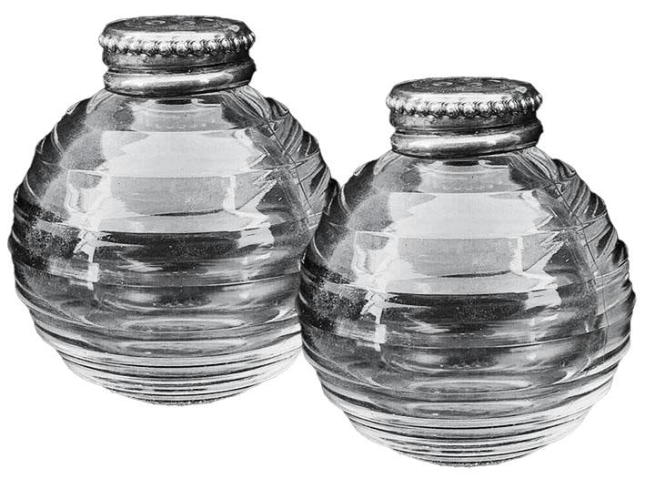 Christofle France Sterling Silver Top Shakers Tw 3.1g - A Pair - 3