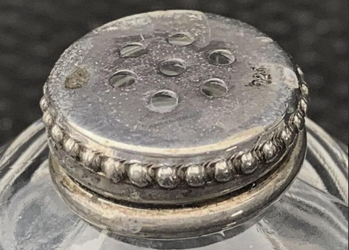 Christofle France Sterling Silver Top Shakers Tw 3.1g - A Pair - 7