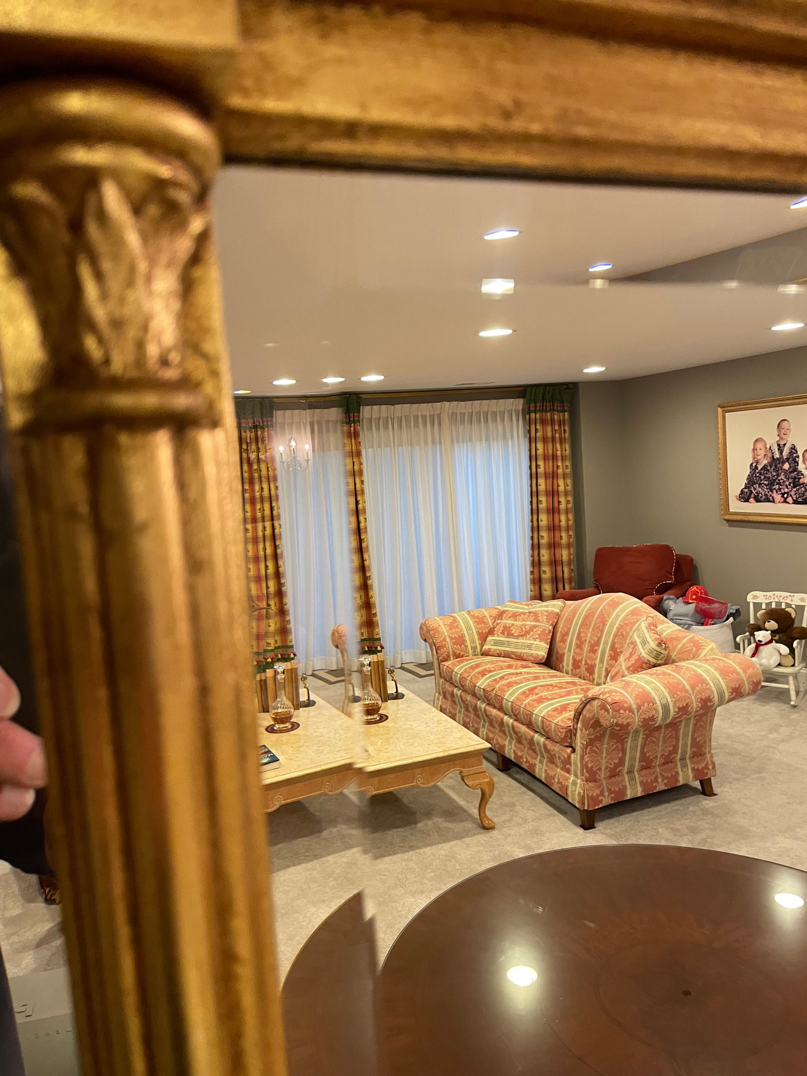 Friedman Brothers Large Traditional Gold Leaf Mirror - 11