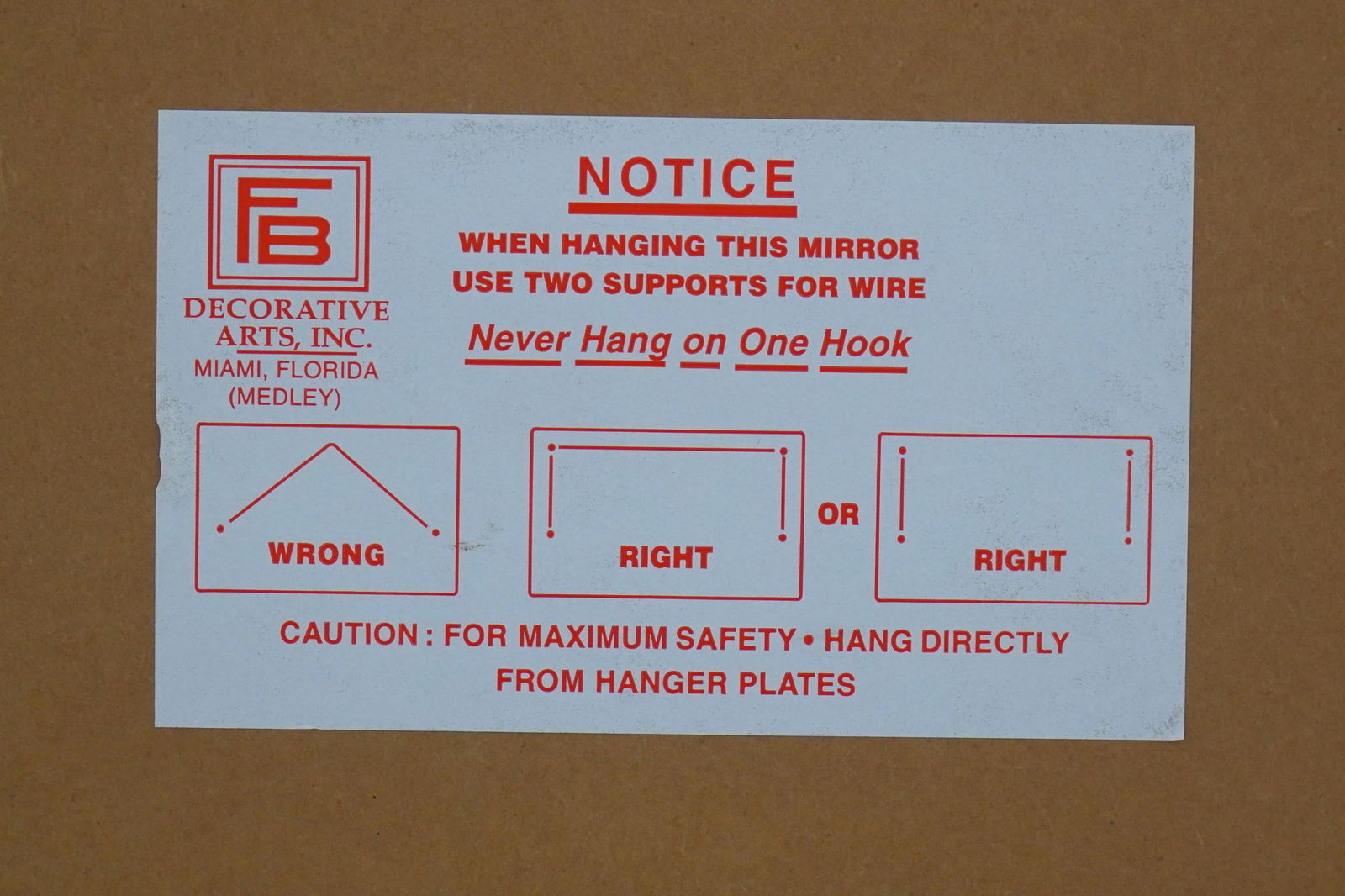Friedman Brothers Model 6943 Gold Frame Mirror - 11