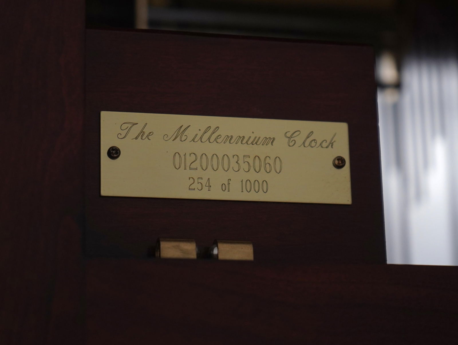 Sligh Cherry Limited Edition Millennium Grandfather Clock - 17