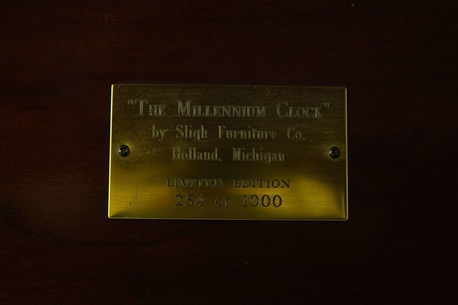 Sligh Cherry Limited Edition Millennium Grandfather Clock - 18