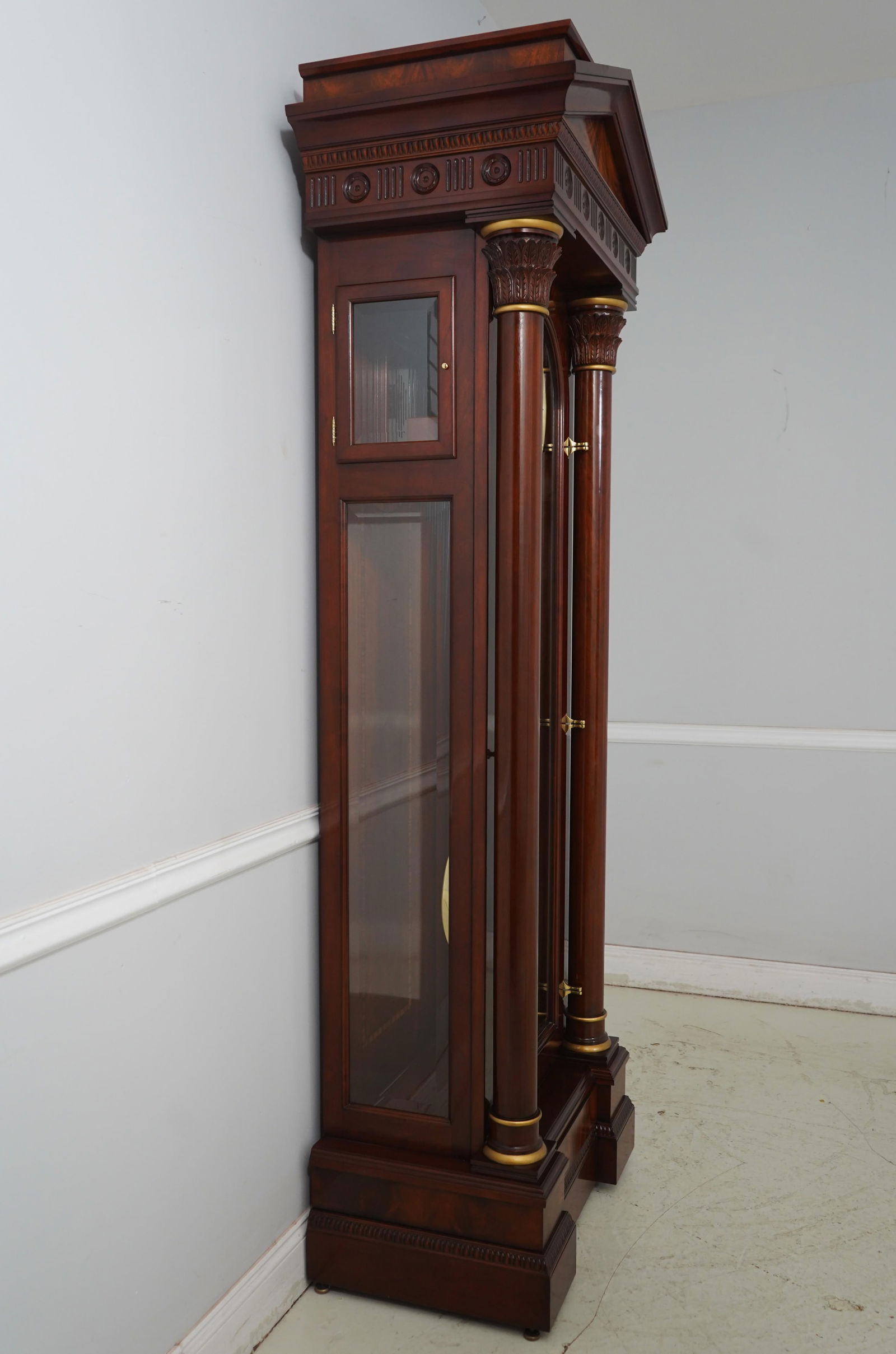 Sligh Cherry Limited Edition Millennium Grandfather Clock - 2