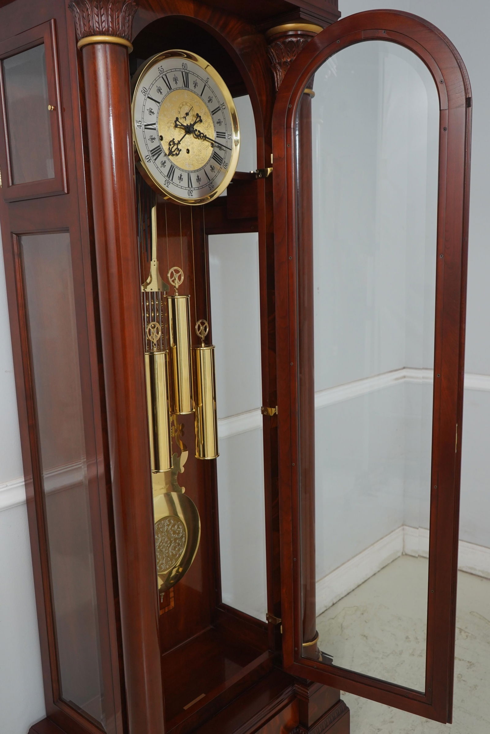 Sligh Cherry Limited Edition Millennium Grandfather Clock - 4