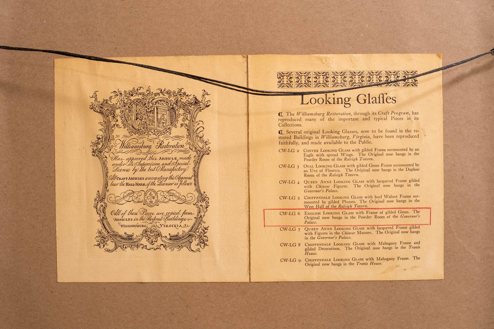 Friedman Brothers Colonial Williamsburg Gold Gilt Wall Mirror - 12