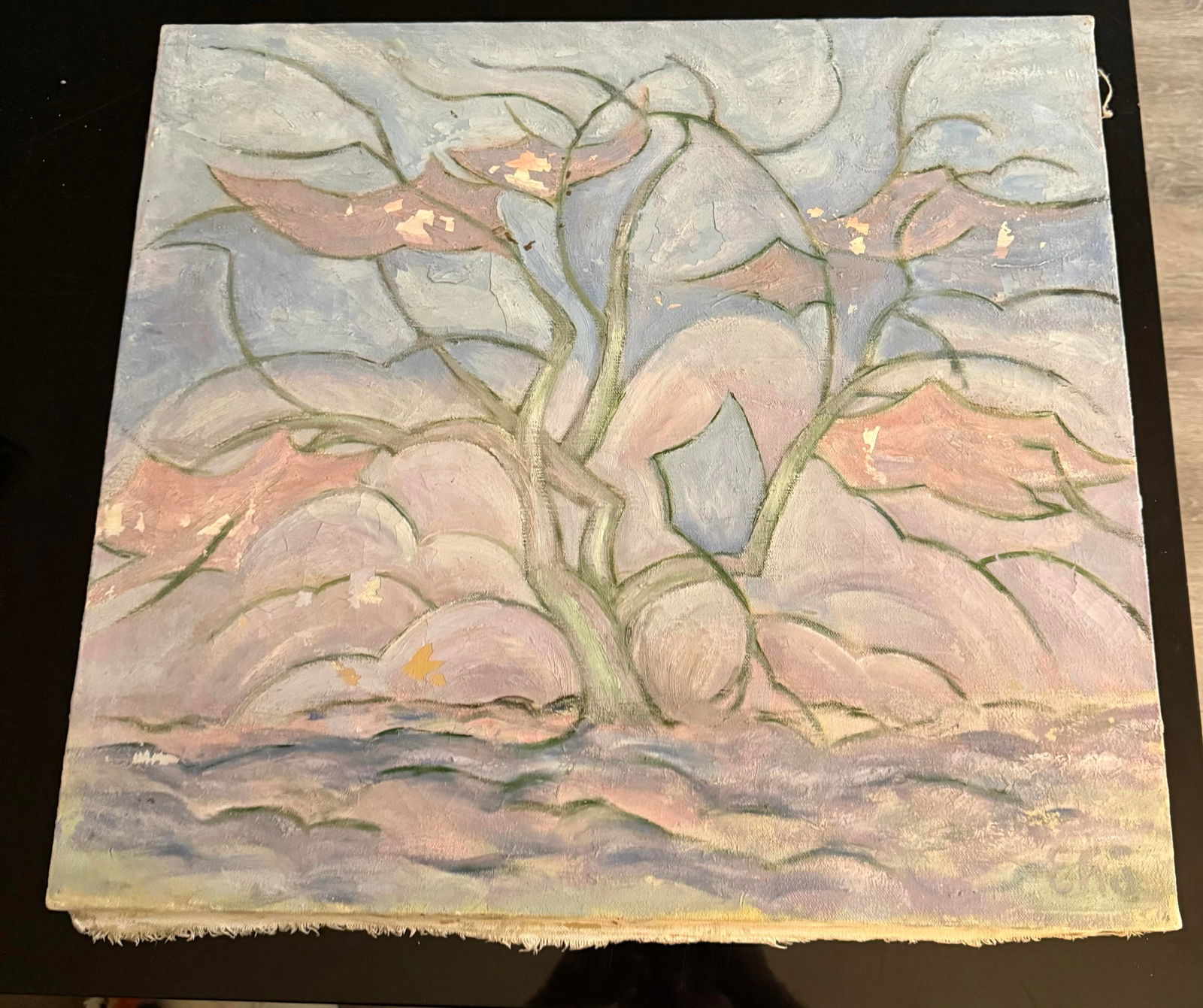 Antique Impressionist Landscape Early California Modernist Painting Signed - 4