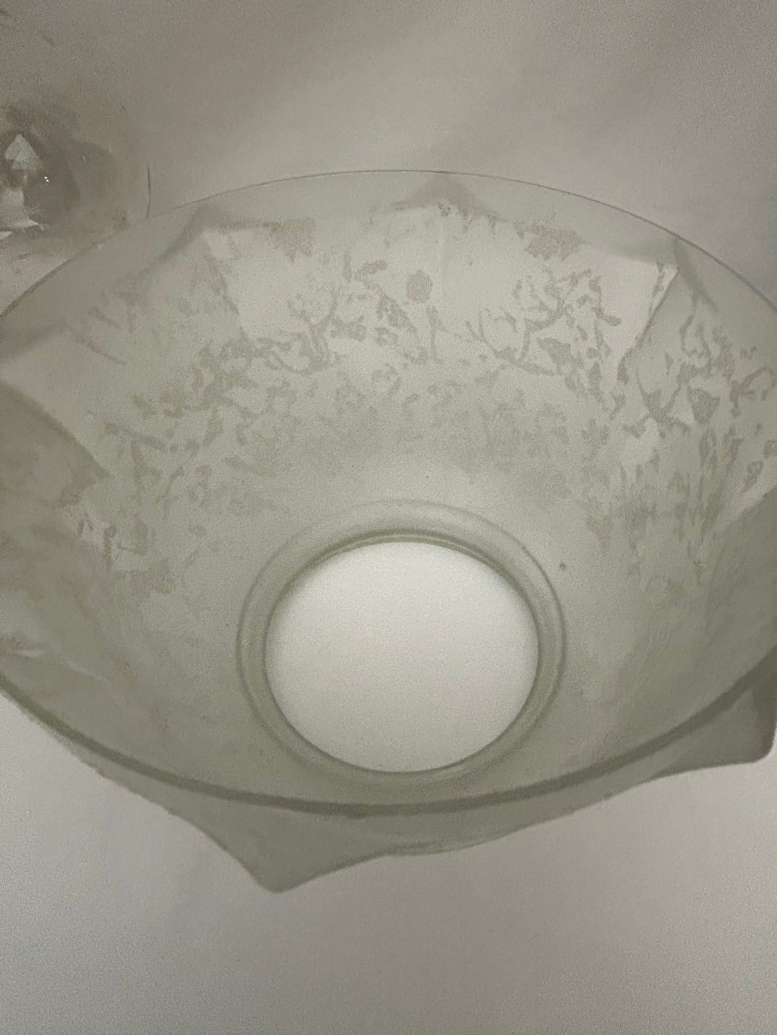 Late 19th Century Art Nouveau Ceramic & Brass Oil Lamp (With Matching Candle Chandelier) - 9