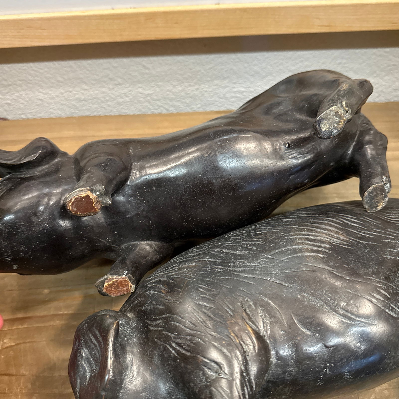 Antique Bronze Pigs - 5
