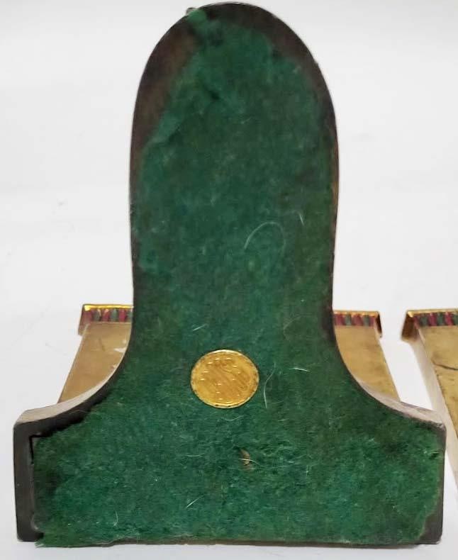 ˜Queen of the Nile˜ Polychrome Bookends LV Aronson 1924 - Very Rare - 12