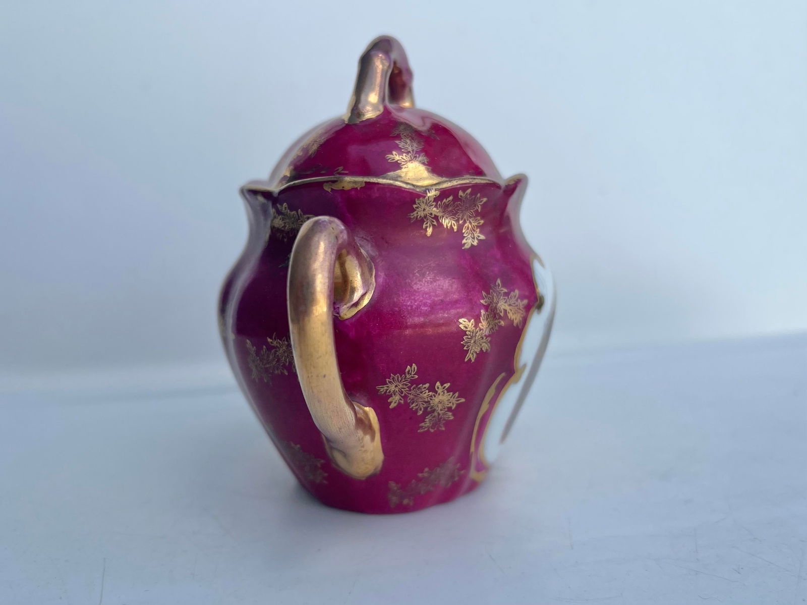 19th Century Victorian Lidded Small Jar or Sugar Bowl - 5