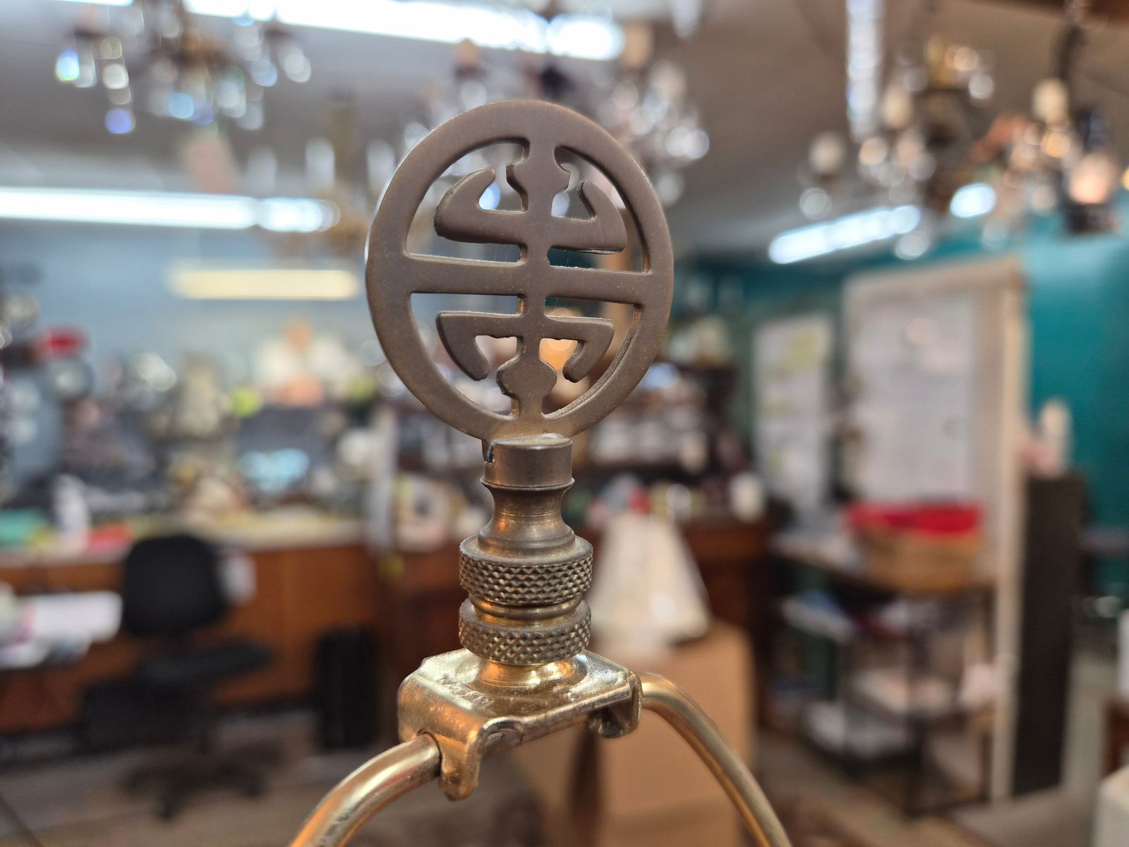 1920s Pair of Cloisonne Vase Table Lamps - 8